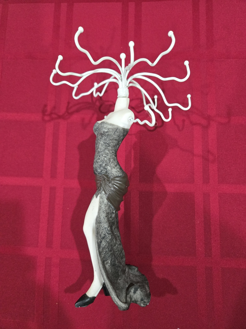 Elegant Gray Dress Jewelry Stand - Home Accents - Picture 2 of 2